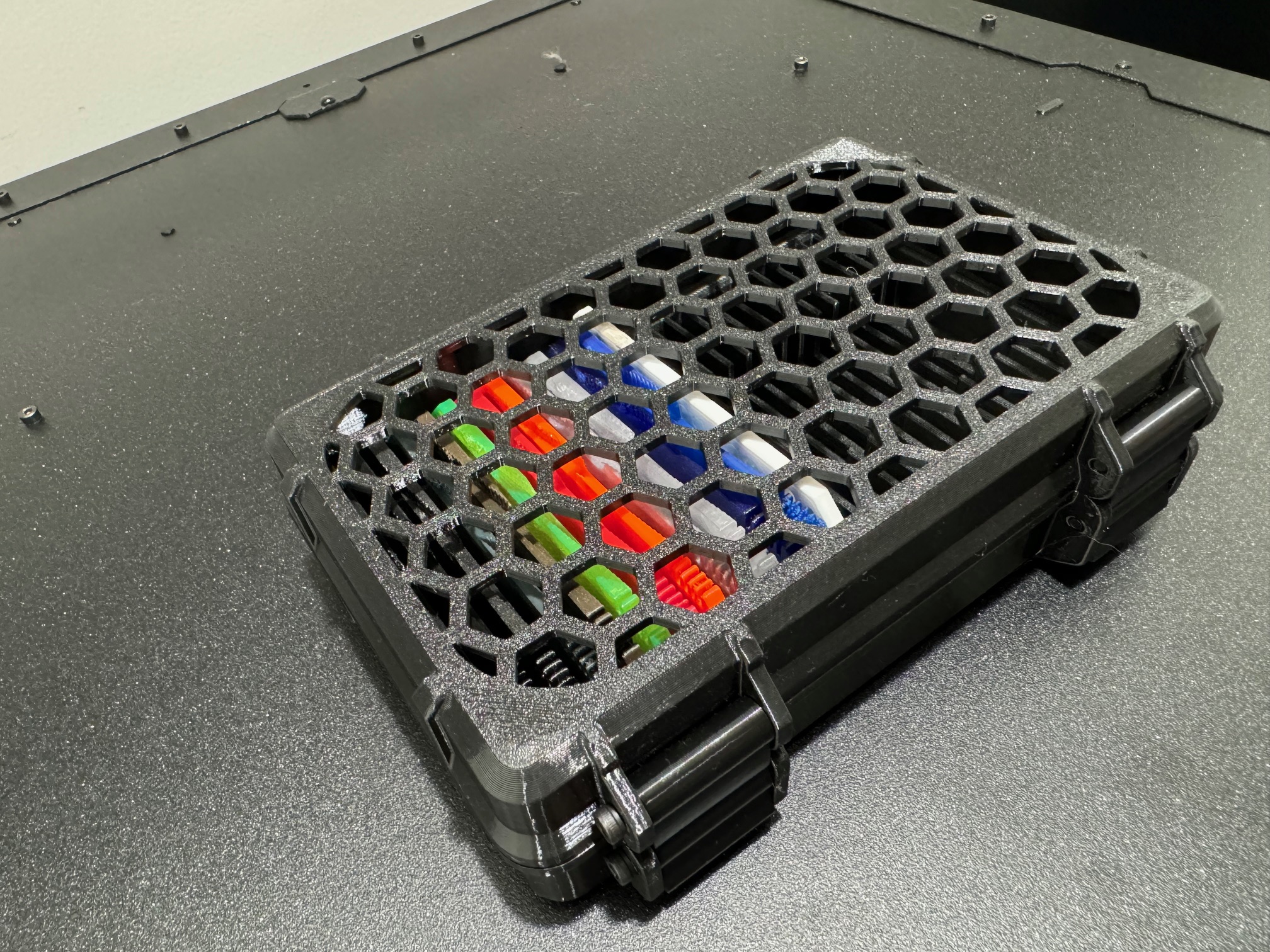 HD Hexagon Window Lid for Rugged Filament Sample Box