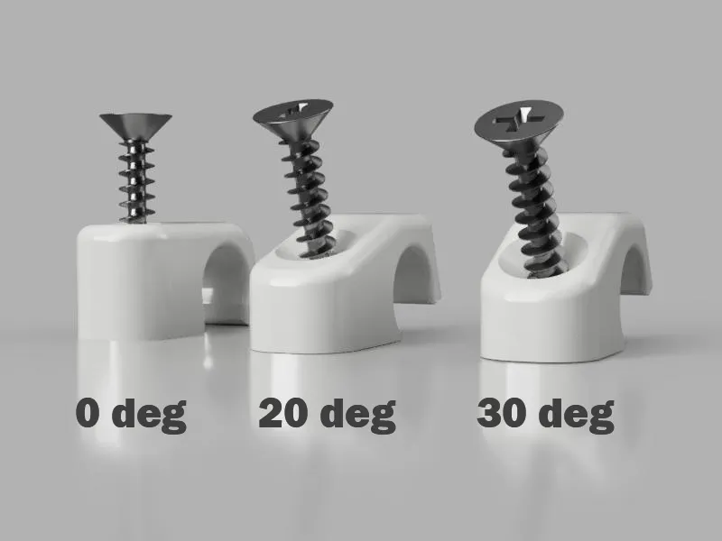 Cable clip by ORM | Download free STL model | Printables.com