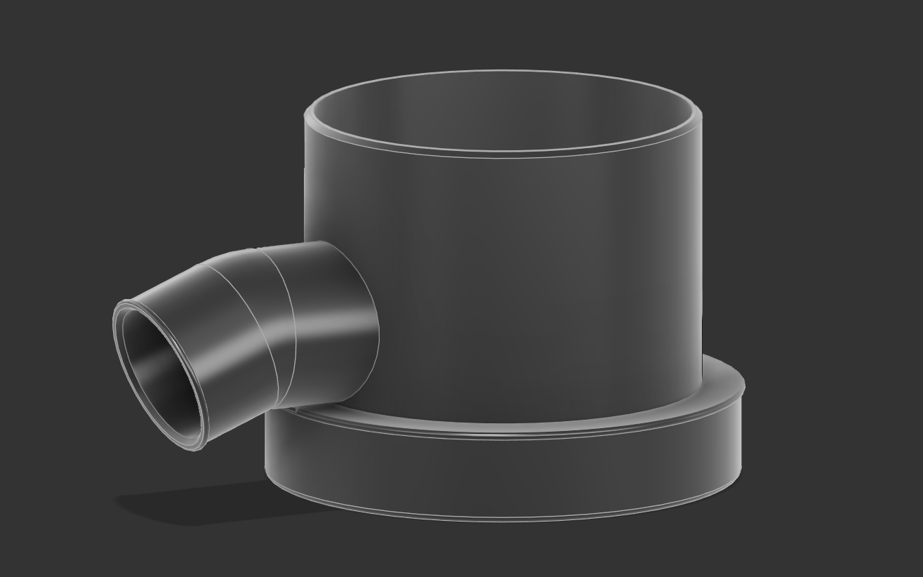 Dust Deputy Bleed air 5in Hose Adapter