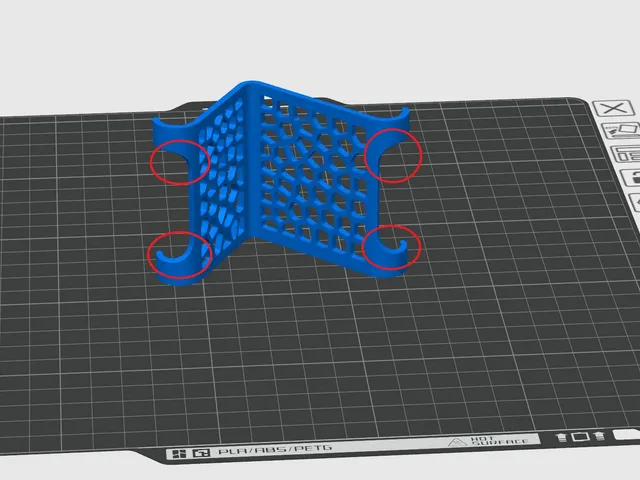 Voronoi Phone stand v2 Remix