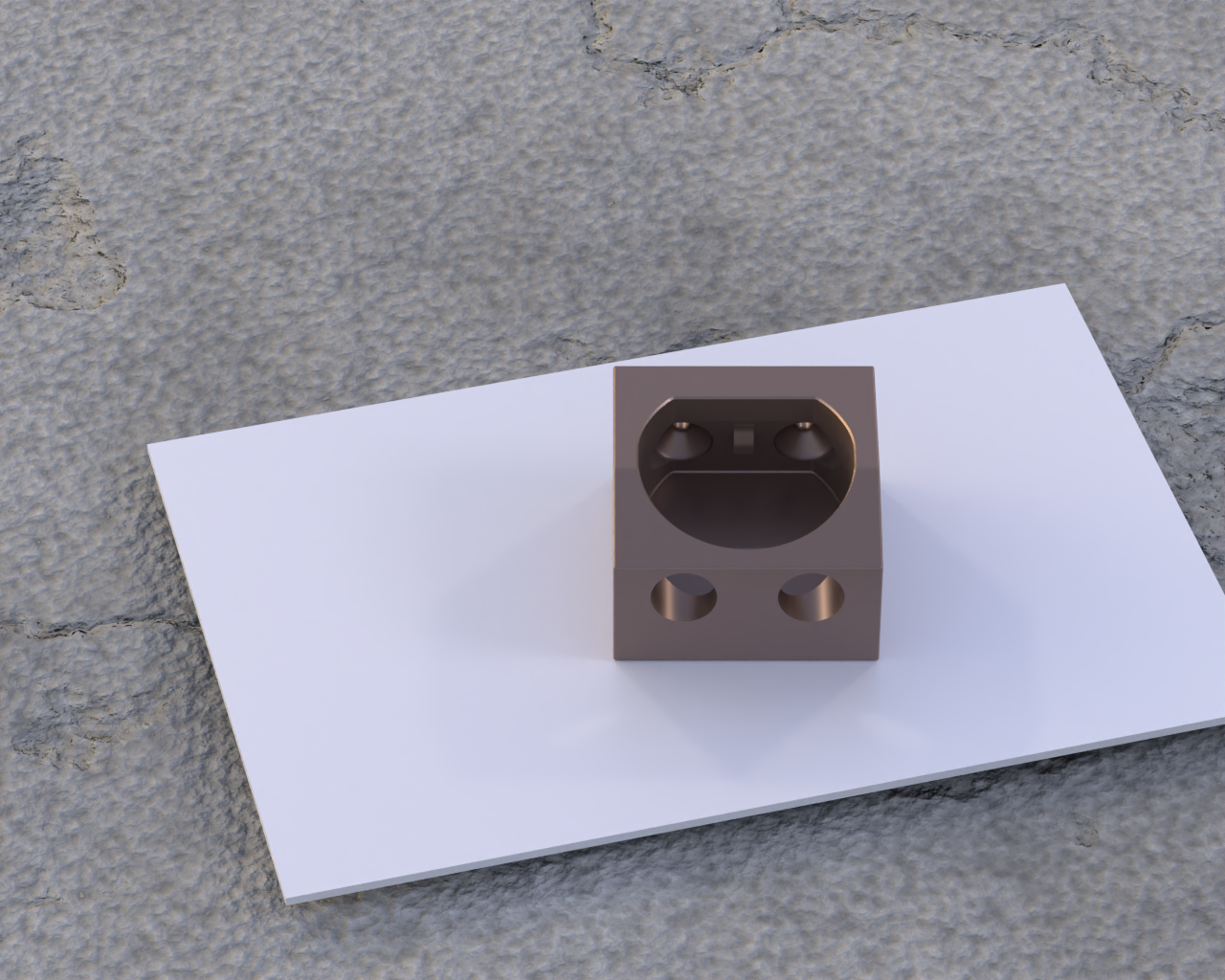 EV/Hybrid Type 2 plug holder Top mount by floano Download free STL