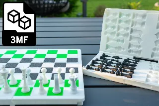 travel chess set 3d print