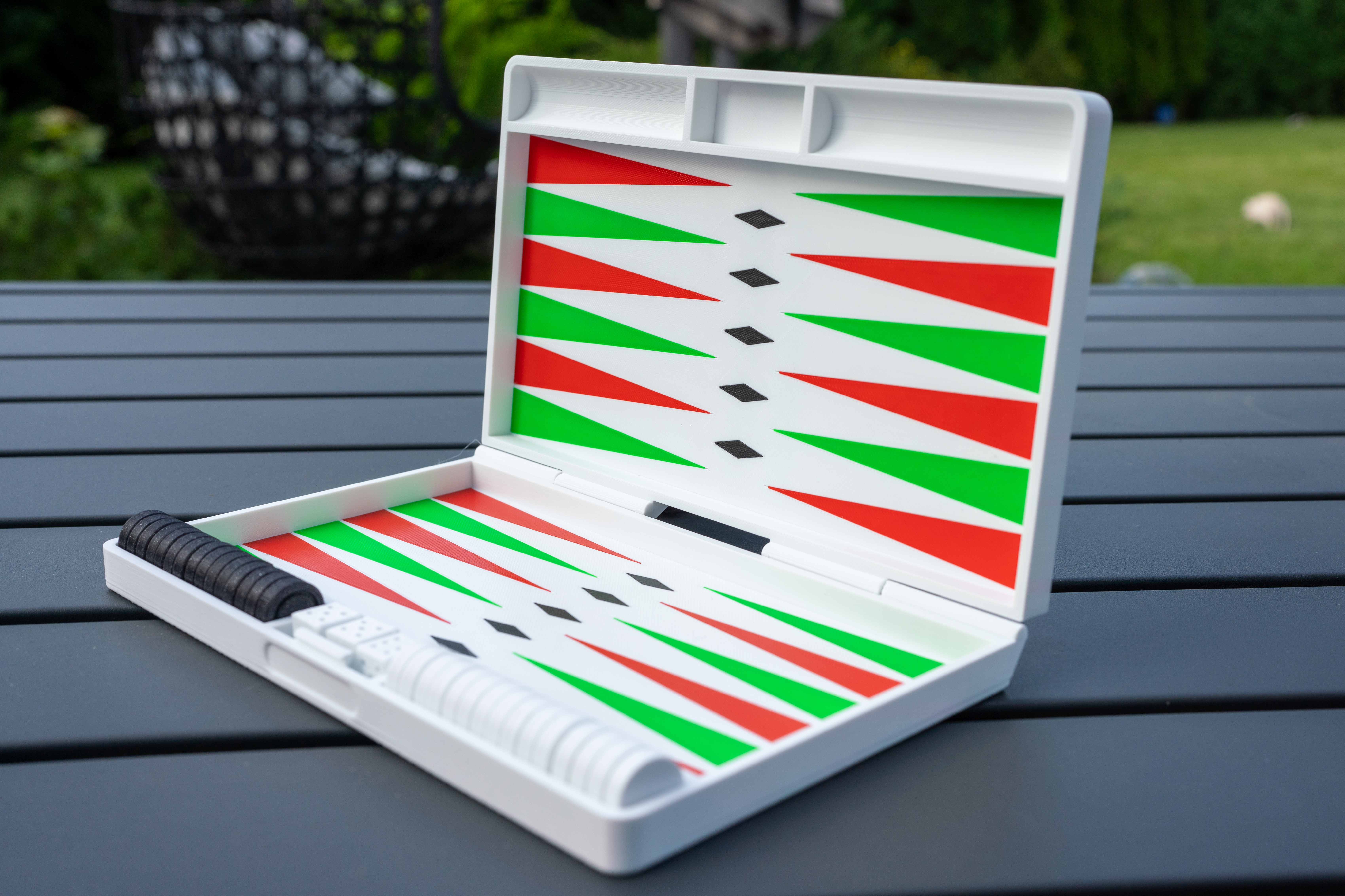 Miniatura 2 do modelo 3D Backgammon travel edition