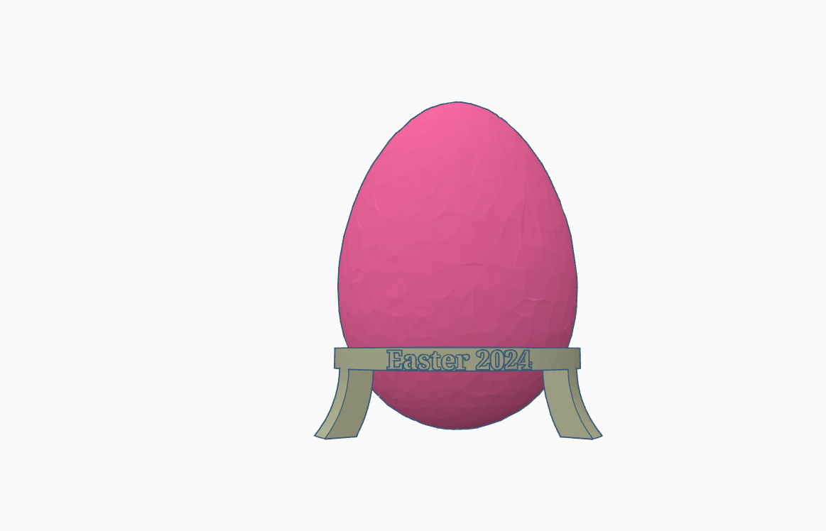 Simple 2024 Easter Egg Holder Stand By St N Download Free STL Model   Screenshot 2024 03 02 014002 