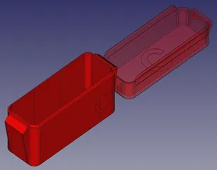 C Battery, 1 Row, Opposing Spring Latch Battery Box