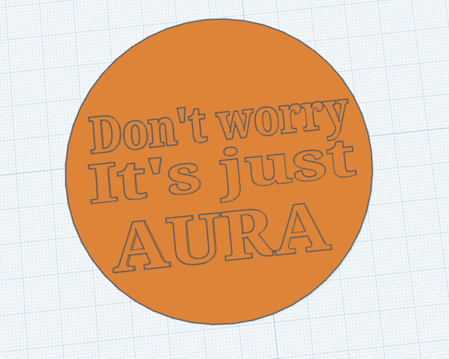 Aura Sign 3D model