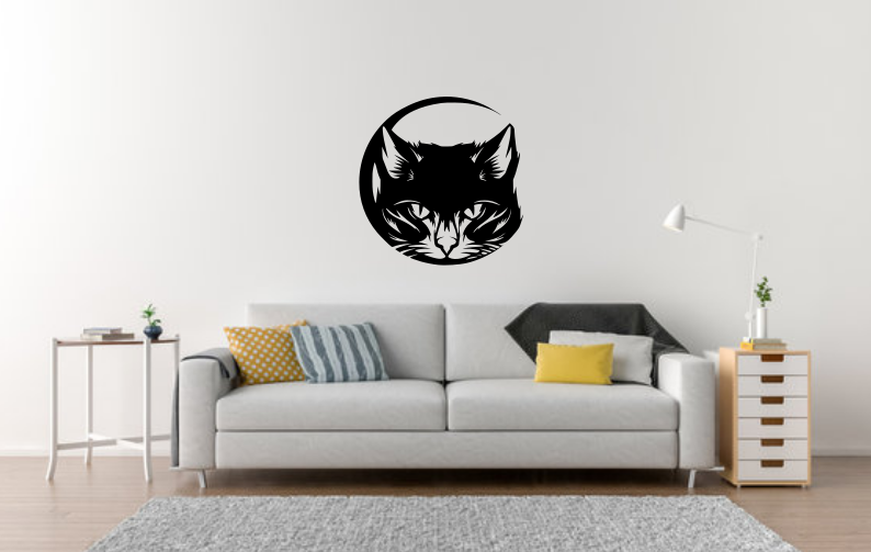 Cat wall art