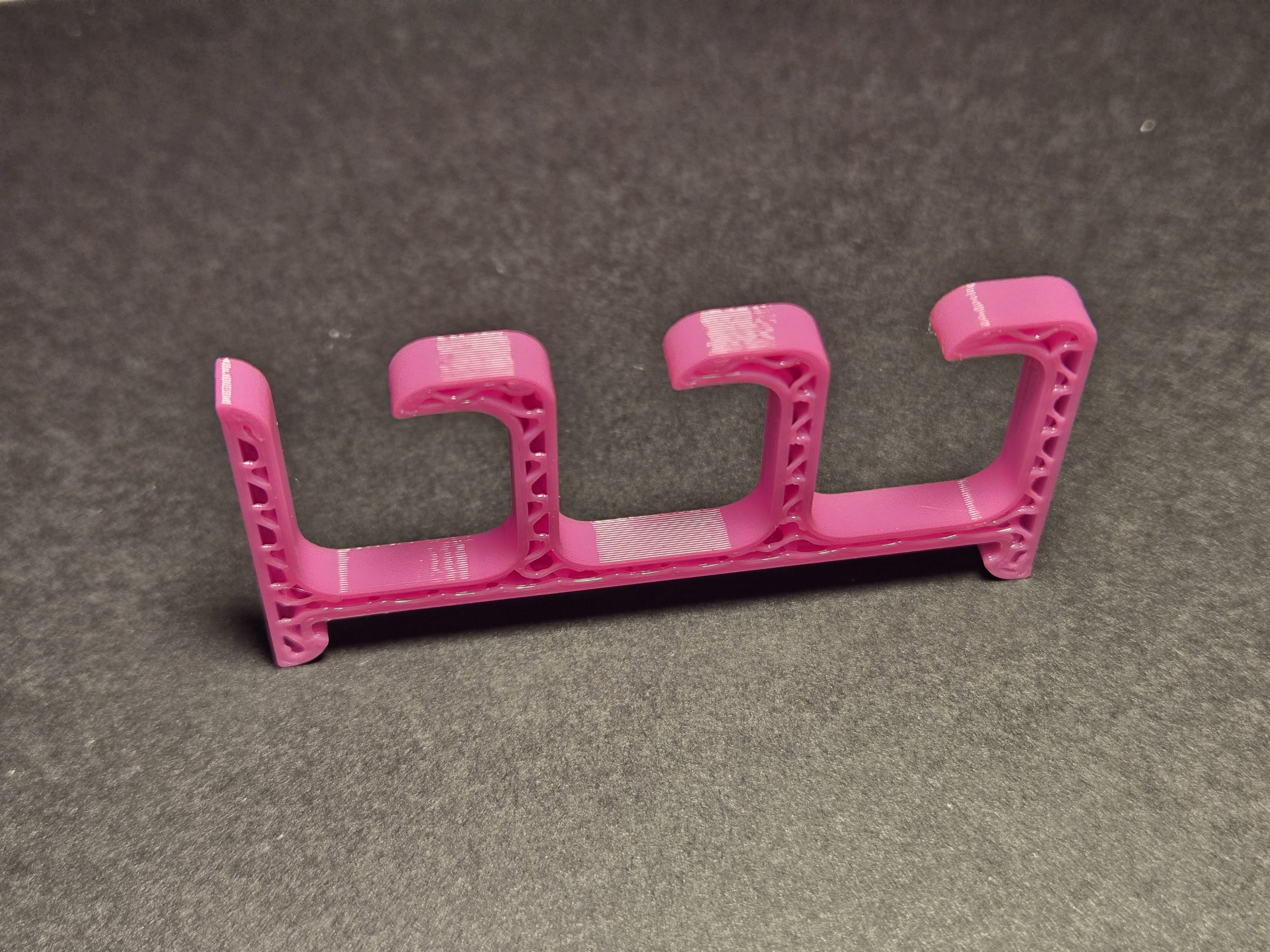 Miniatura 5 do modelo 3D Rack Rail Cord Support Adapter