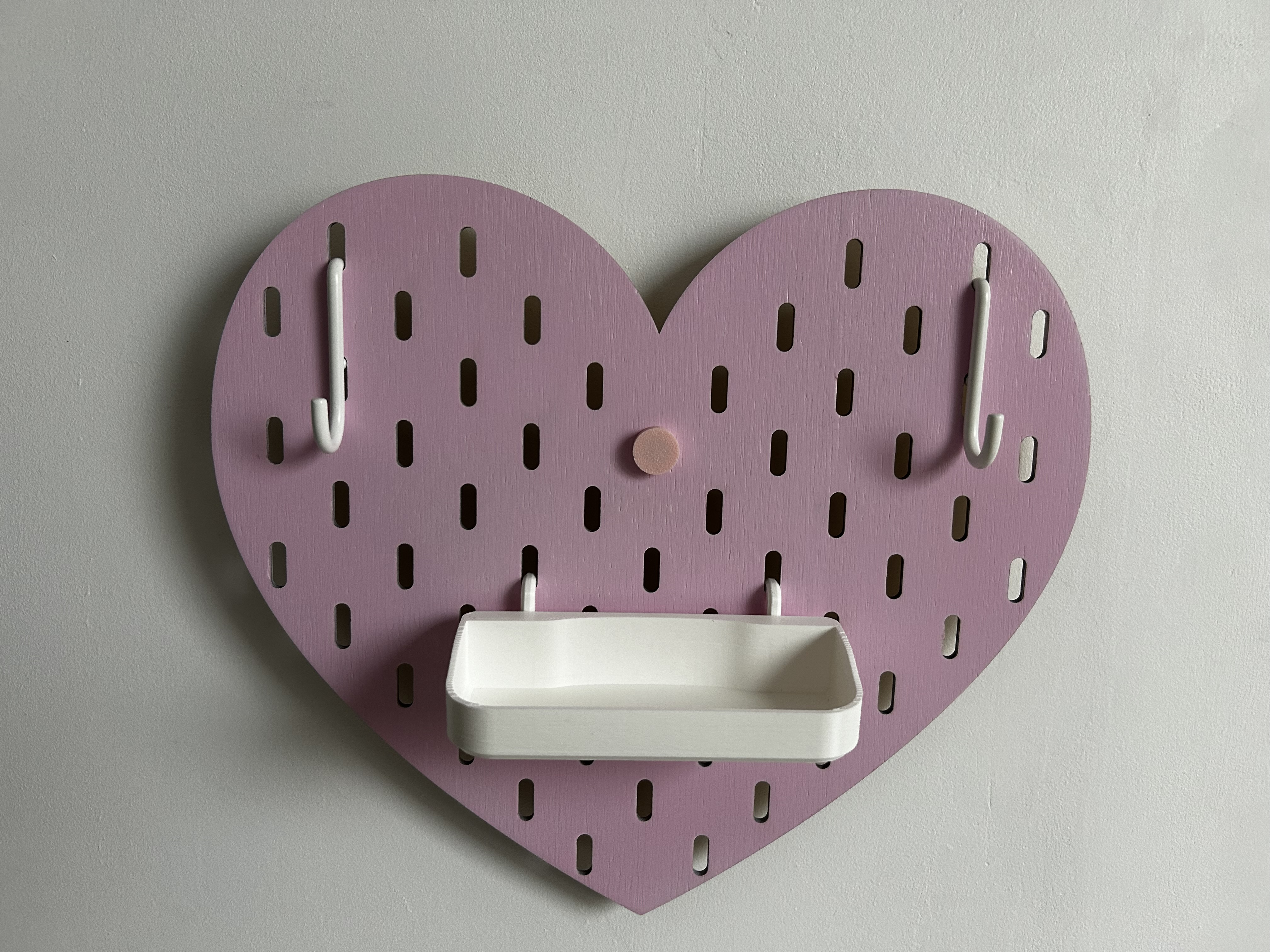 Panneau Ikea Skadis coeur