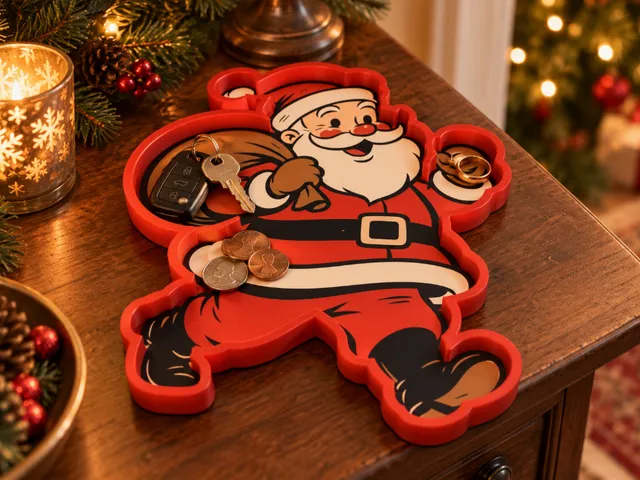 Santa Claus Christmas Catch-All Tray | Multicolor