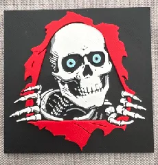 Powell Ripper Bones Plaque/Key Chain