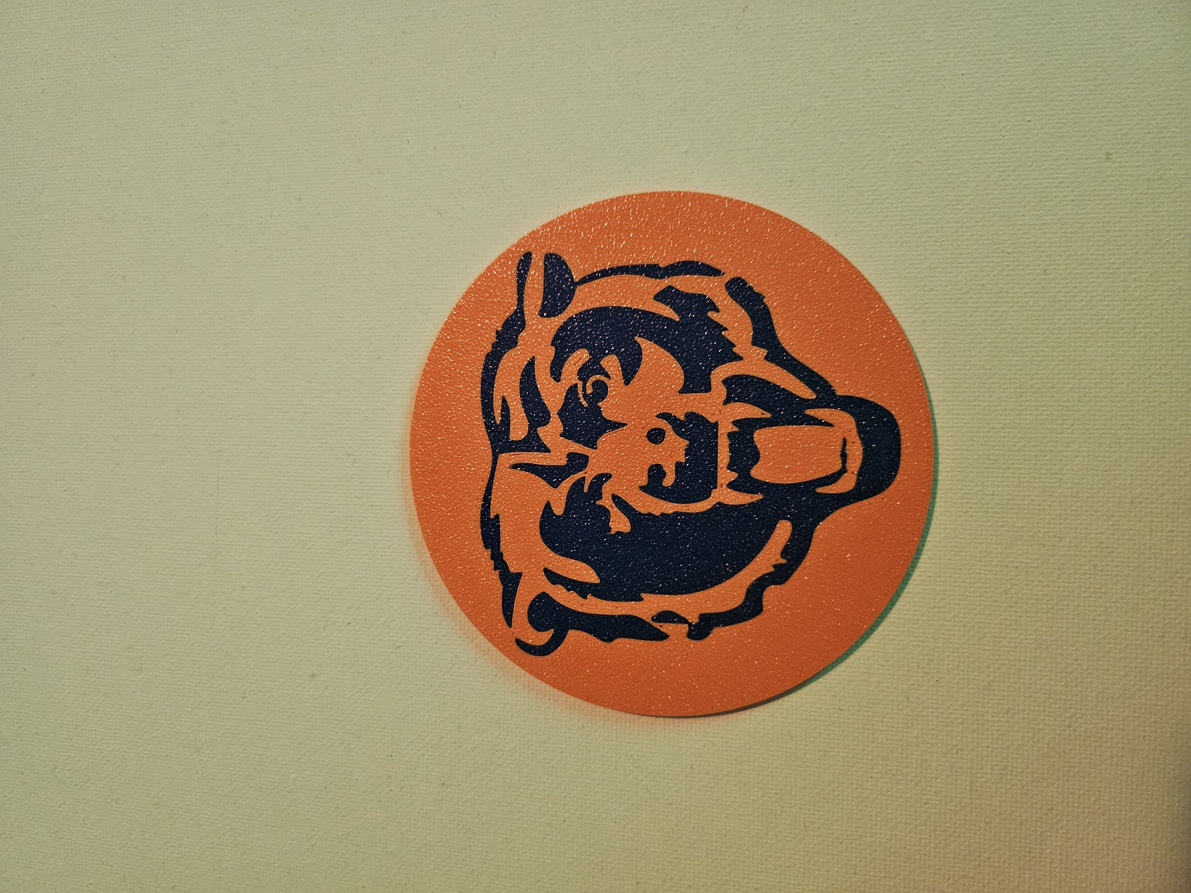 Chicago Bears Coaster / Disc Golf Mini