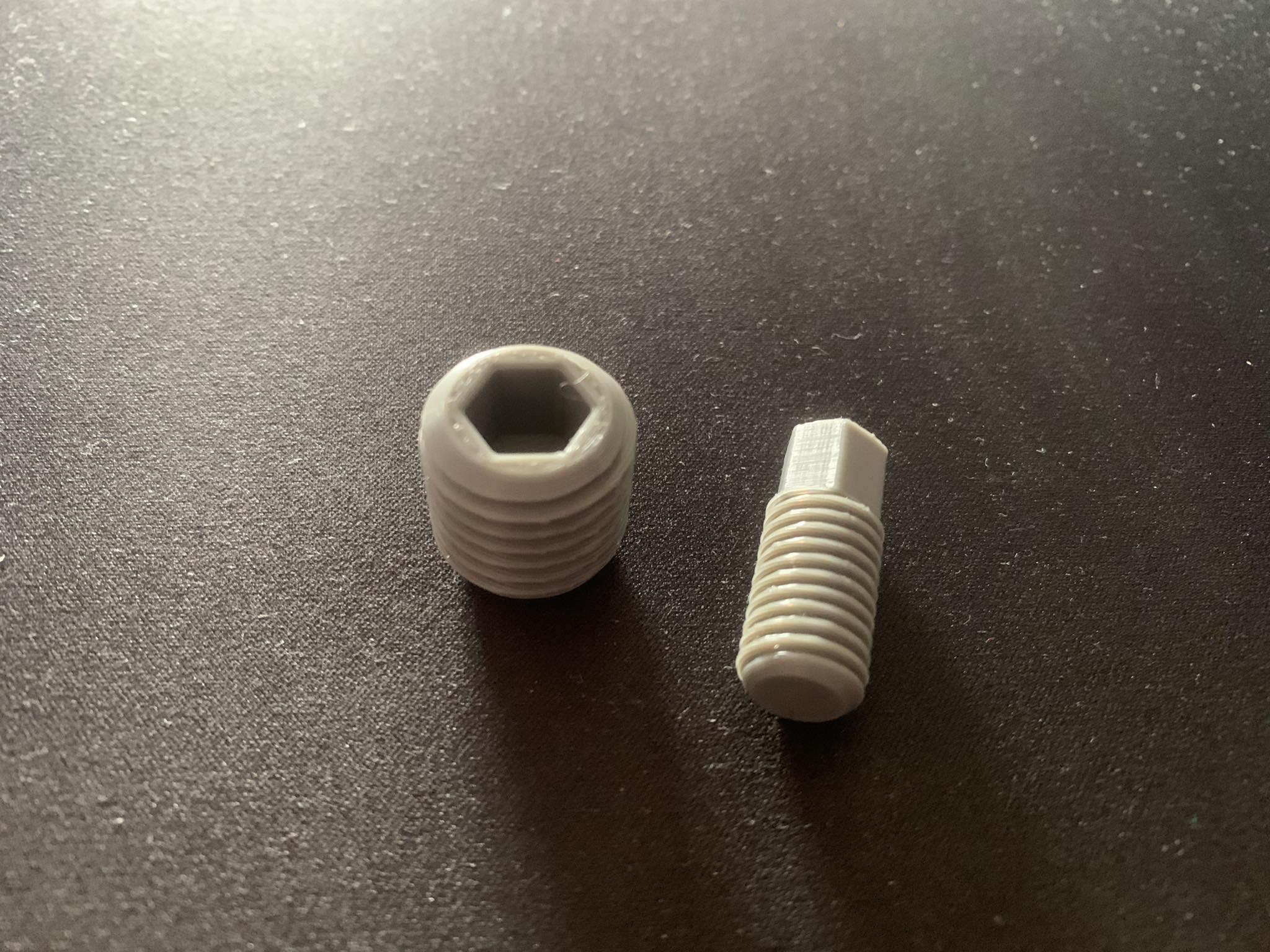 Miniatura 2 do modelo 3D Metric thread testbolt