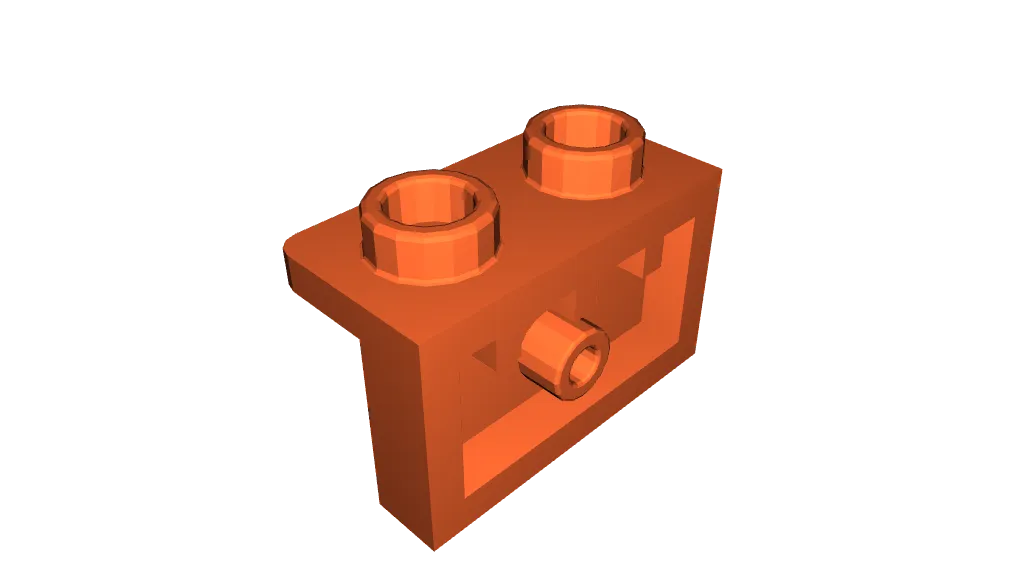 LEGO PART 99780 Bracket 1 x 2 - 1 x 2 Inverted by drago fire