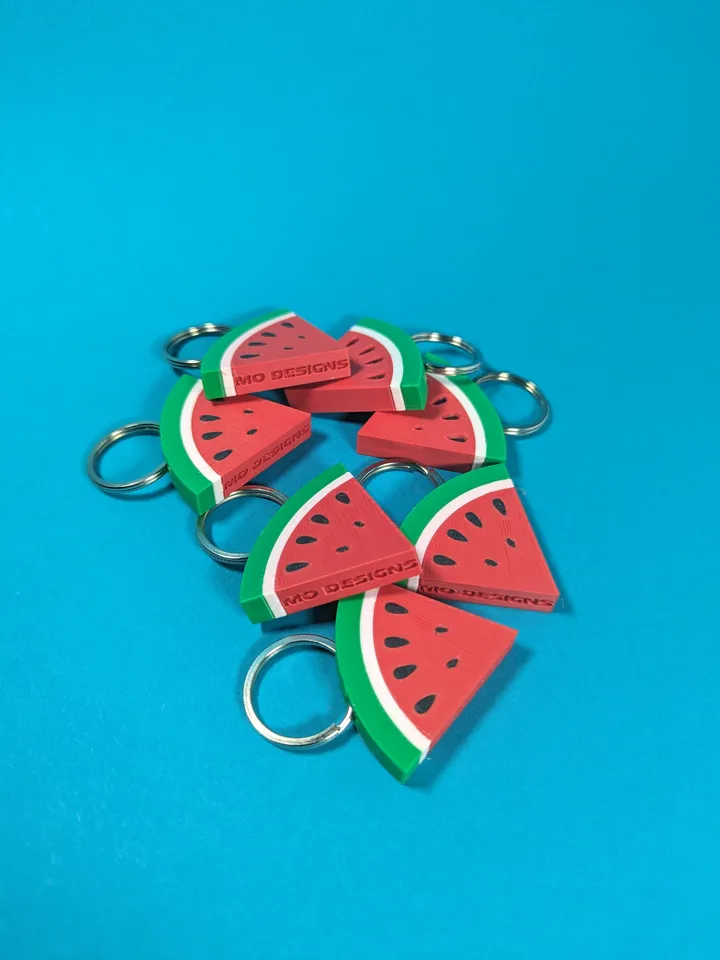 The Watermelon Keychain by Mo | Download free STL model | Printables.com