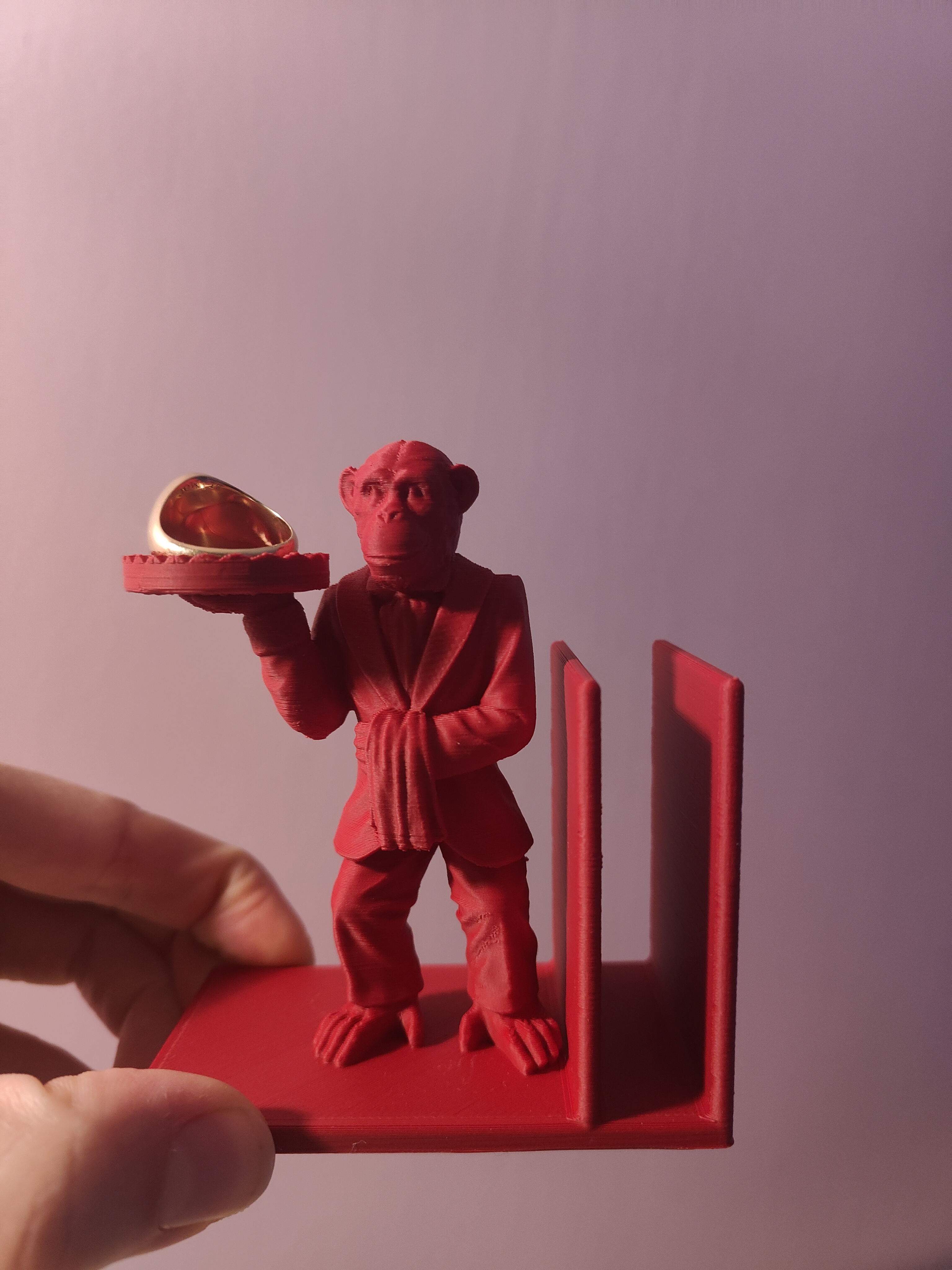 Monkey ring + phone holder