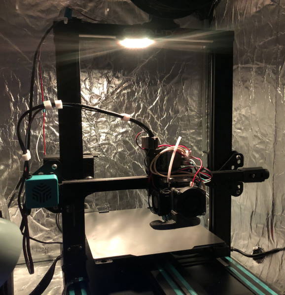 16-LED neopixel ring mount for 2020 extrusion (CR-6 SE)