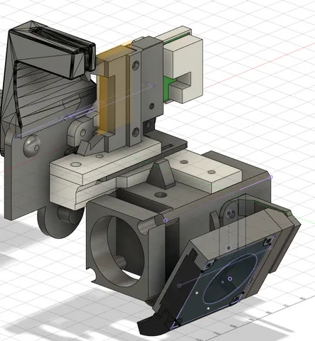 Creality CR-6 BIQU H2 Direct Drive extruder mounting kit