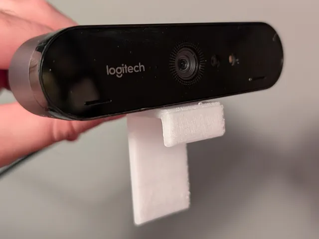 Simple webcam mount for monitor