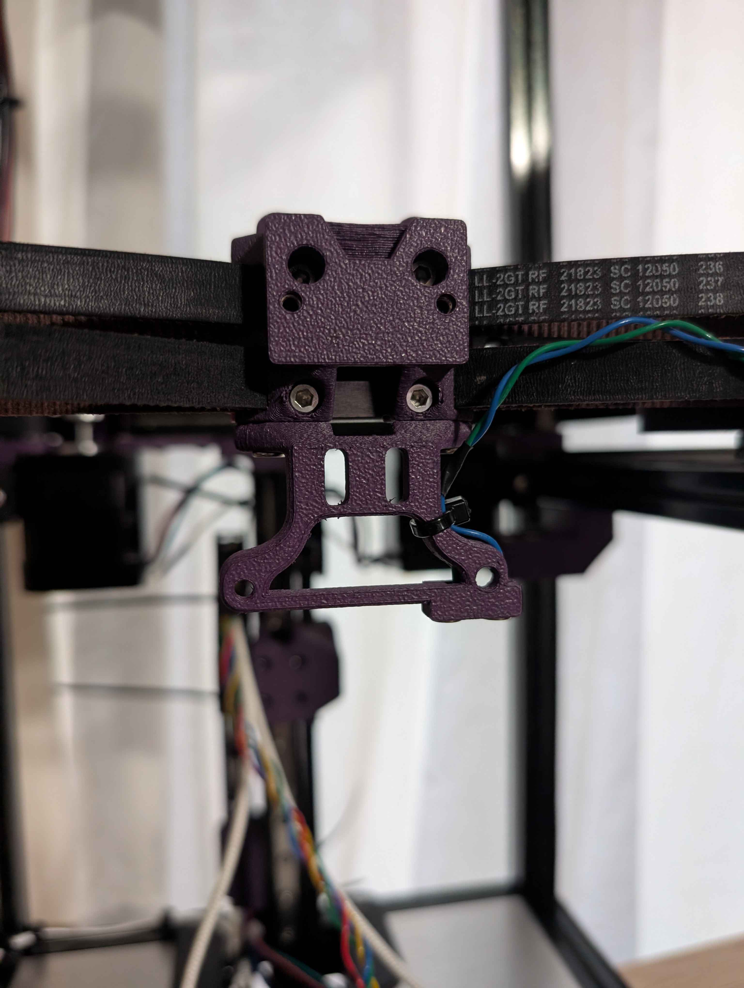 Voron V0 Dragon / Rapid / Yavoth Burner - alt carriage base short with ZeroClick