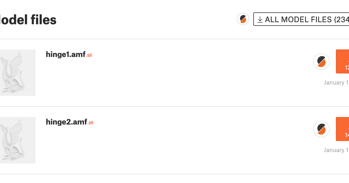 Hook Hinge / Hasp by crazyOC8 Download free STL model