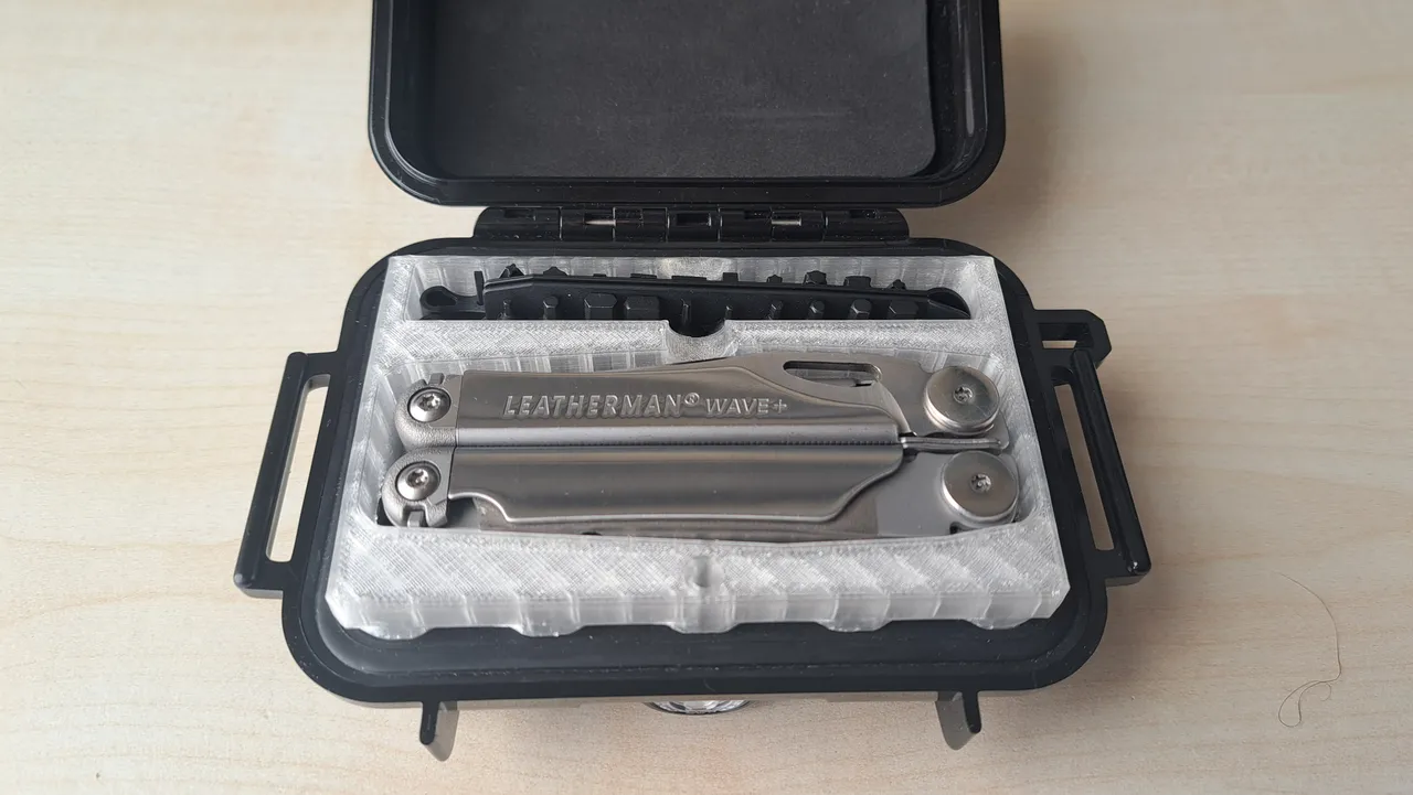 Leatherman Wave+ Peli Case 1010 insert by Zuruecksetzen06