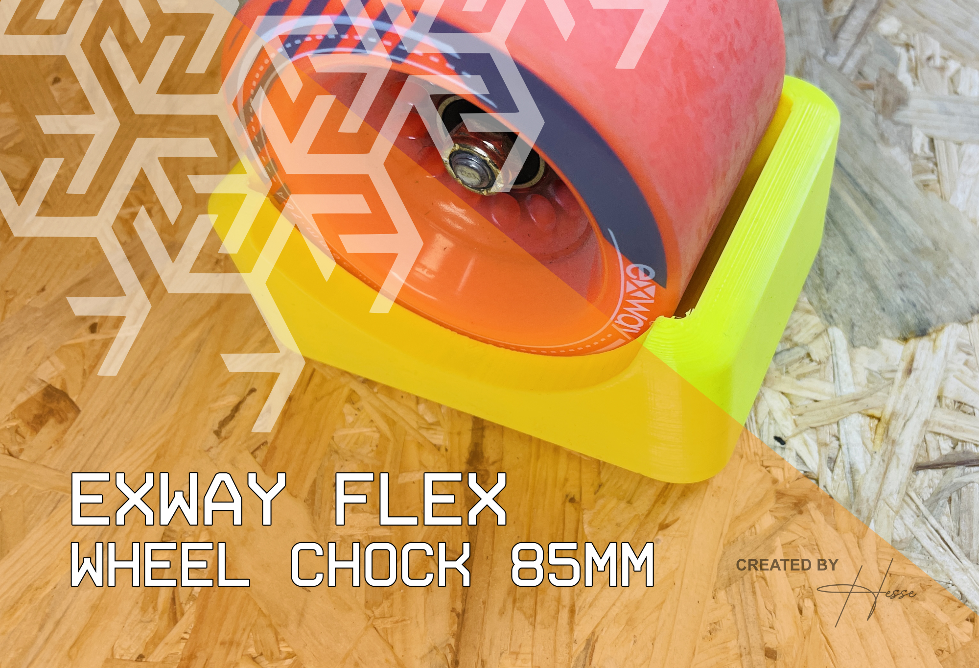 LongBoard ExWay Flex - Wheel Chock 85mm