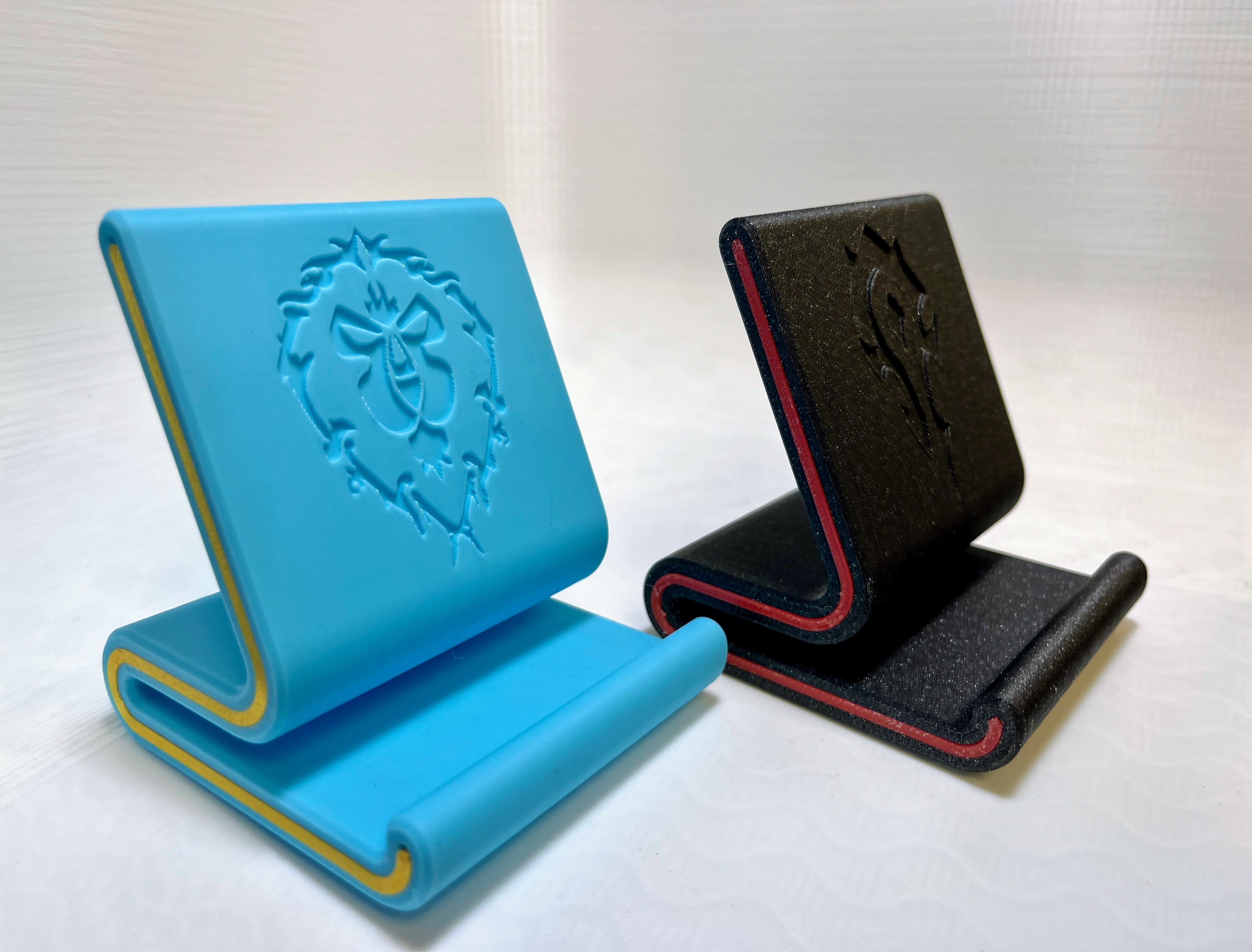 World of Warcraft Phone Stands - Alliance and Horde