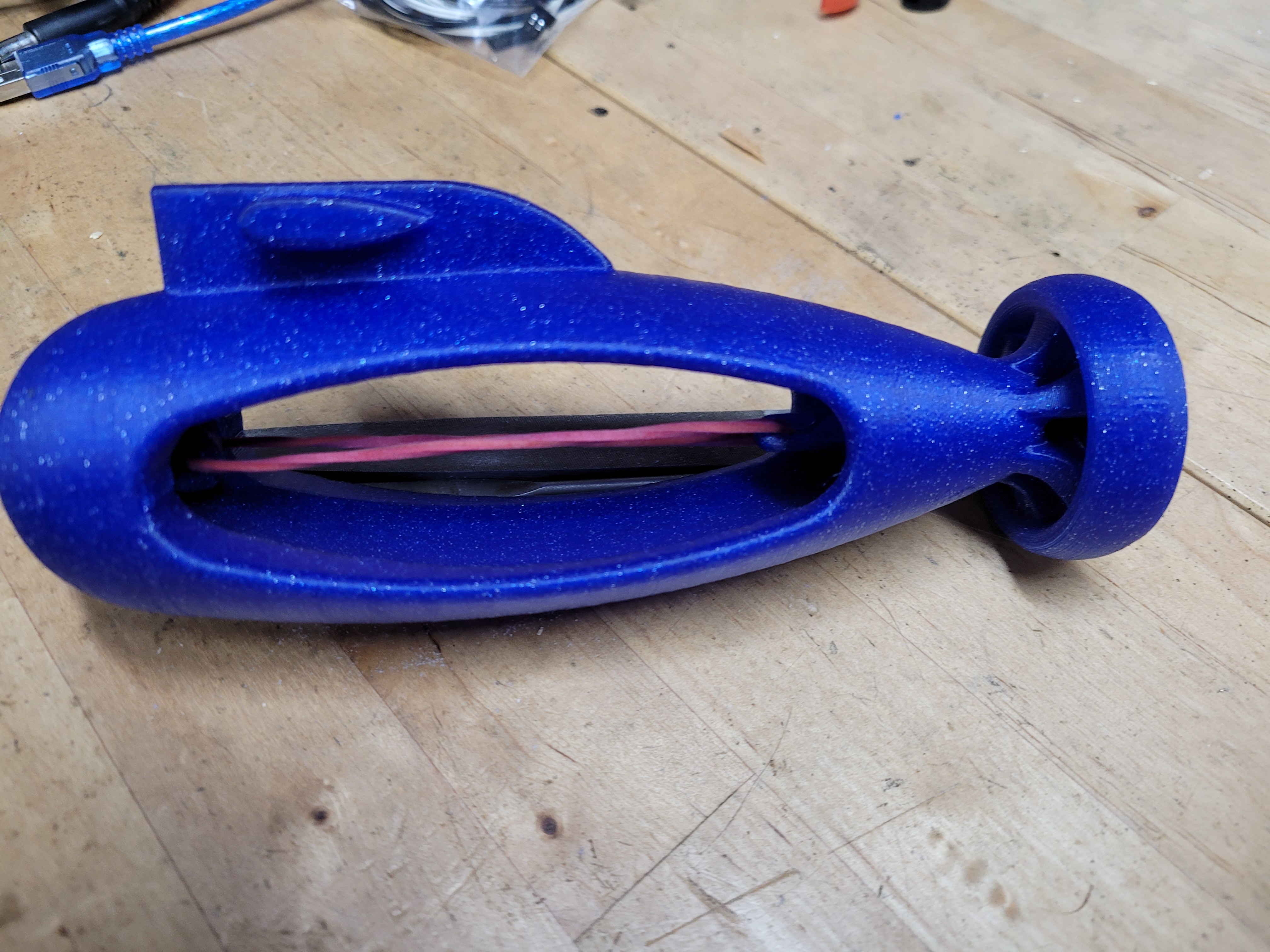 Rubber band Submarine - Improved Strength