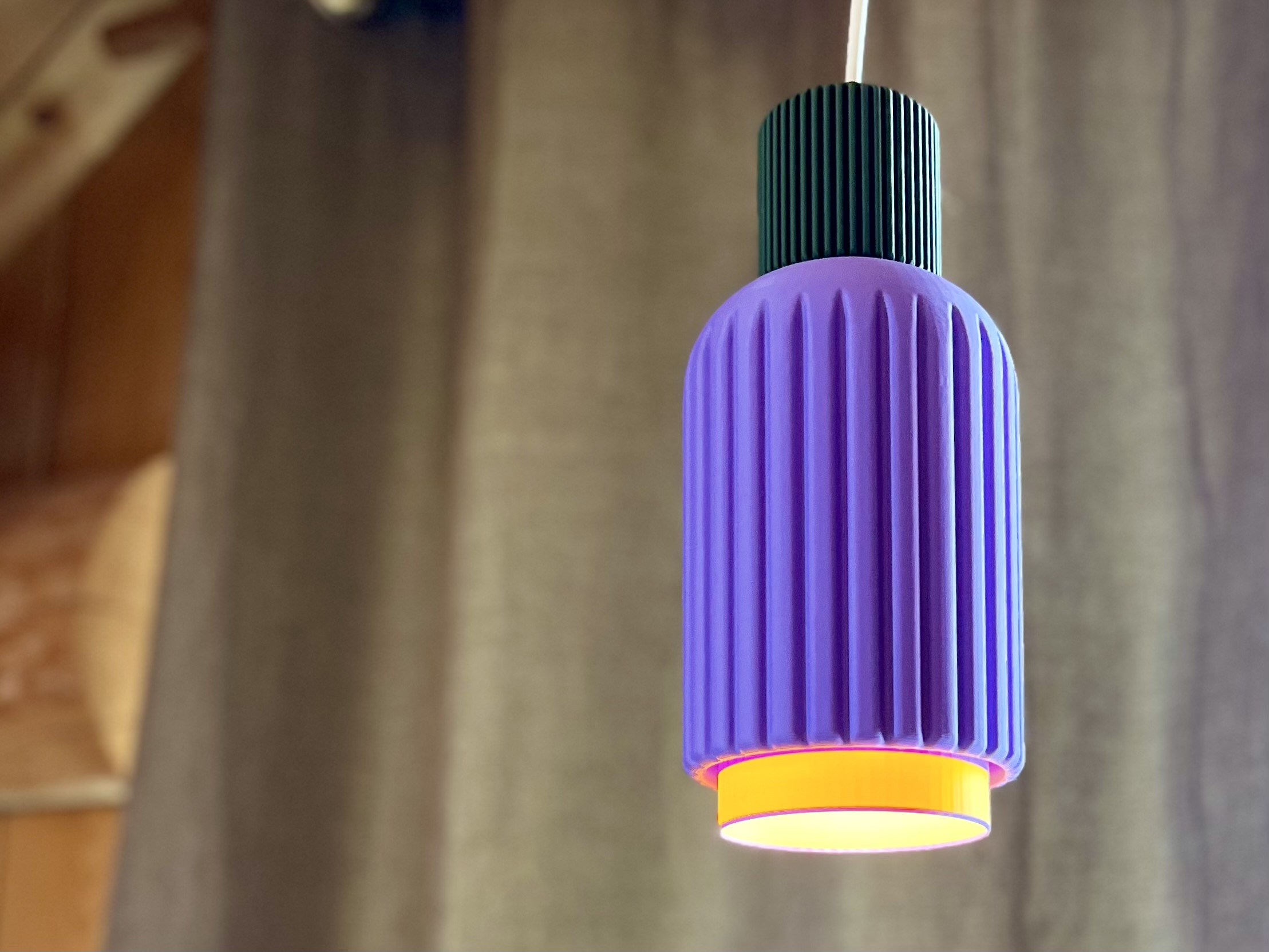 Colorblock Pendant Lampshade
