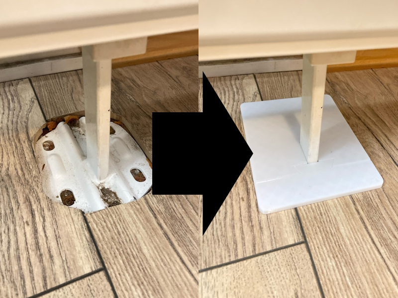 Radiator feet cover / Standkonsolen abdeckung