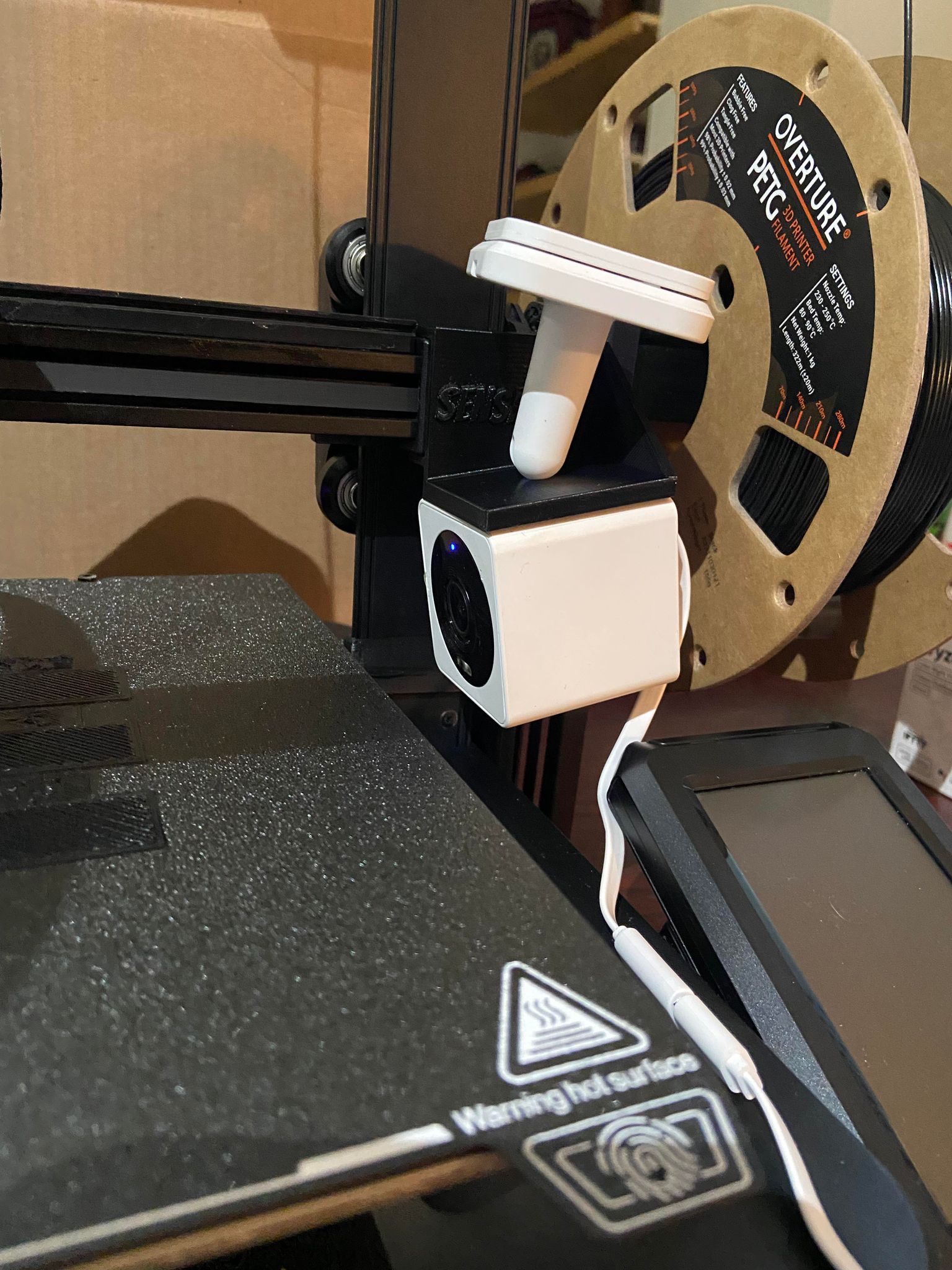 Wyze OG X-Axis mount for Ender 3 V3 KE by JiffJaff | Download free STL ...