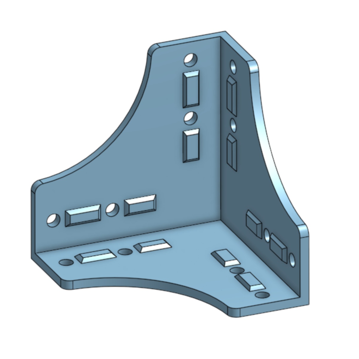 2020 Extrusion Corner Bracket (M3, M4, M5)