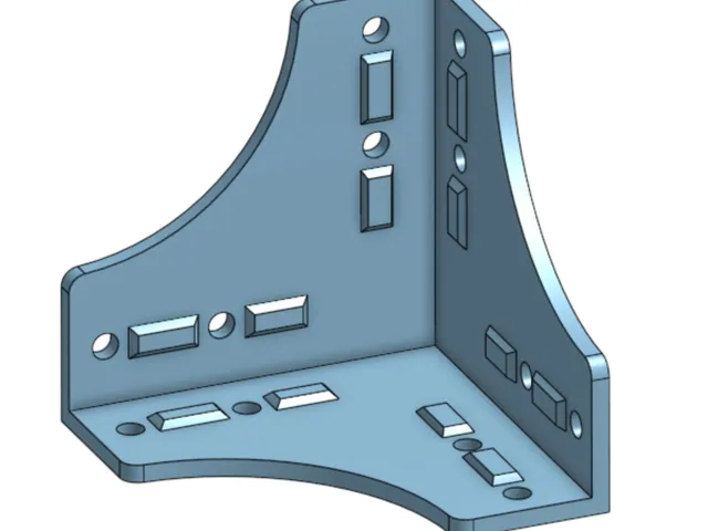 2020 Extrusion Corner Bracket (M3, M4, M5)