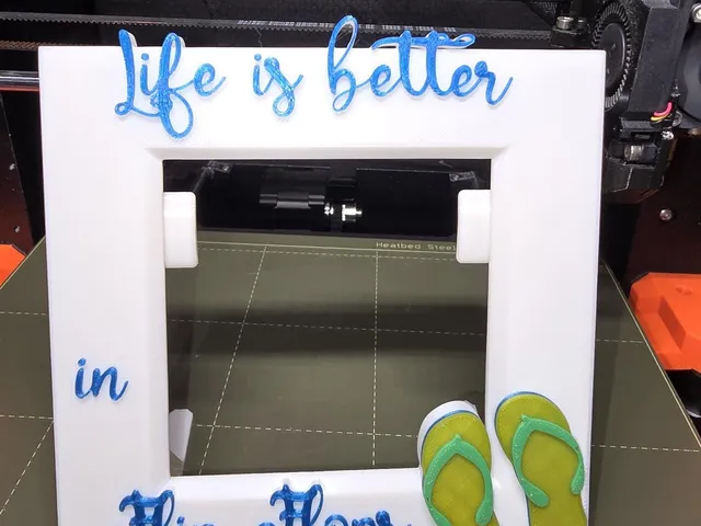 Beachy Polaroid Photo Frame