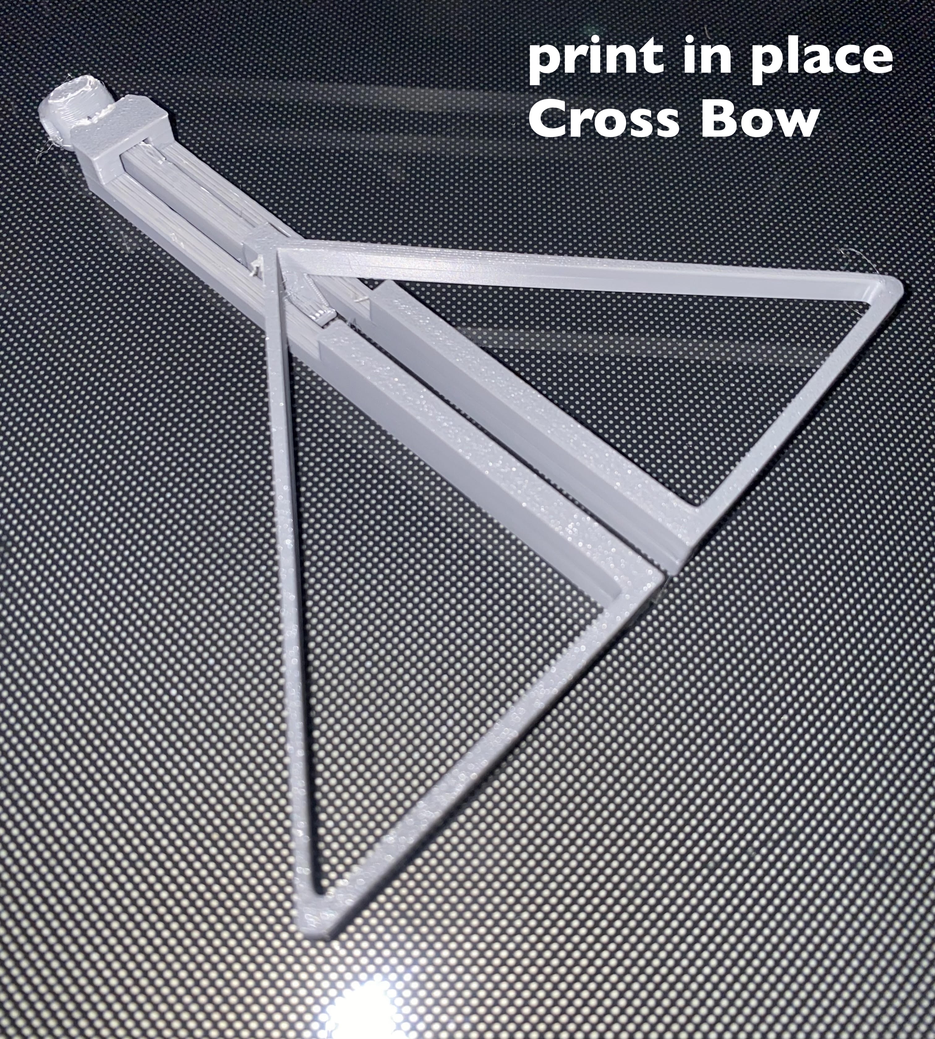 Print In Place Cross Bow