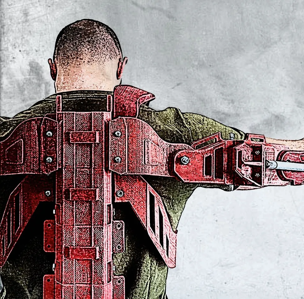 3X0 - Full body exoskeleton shoulder module by nozzle_torino