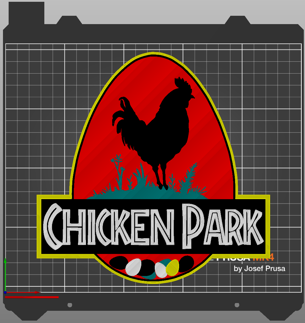 Chicken Park Medium Size