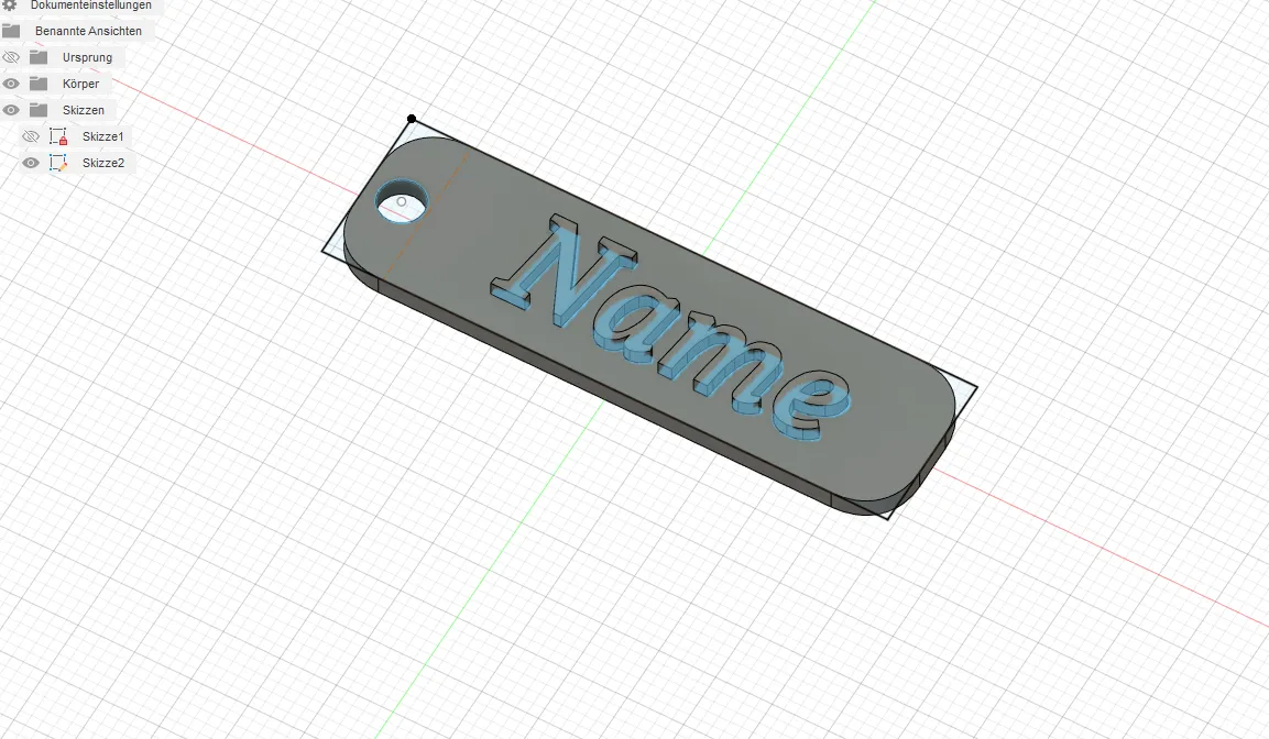 Keychain Name Custom Schlüsselanhänger by Oliver B. | Download free STL ...
