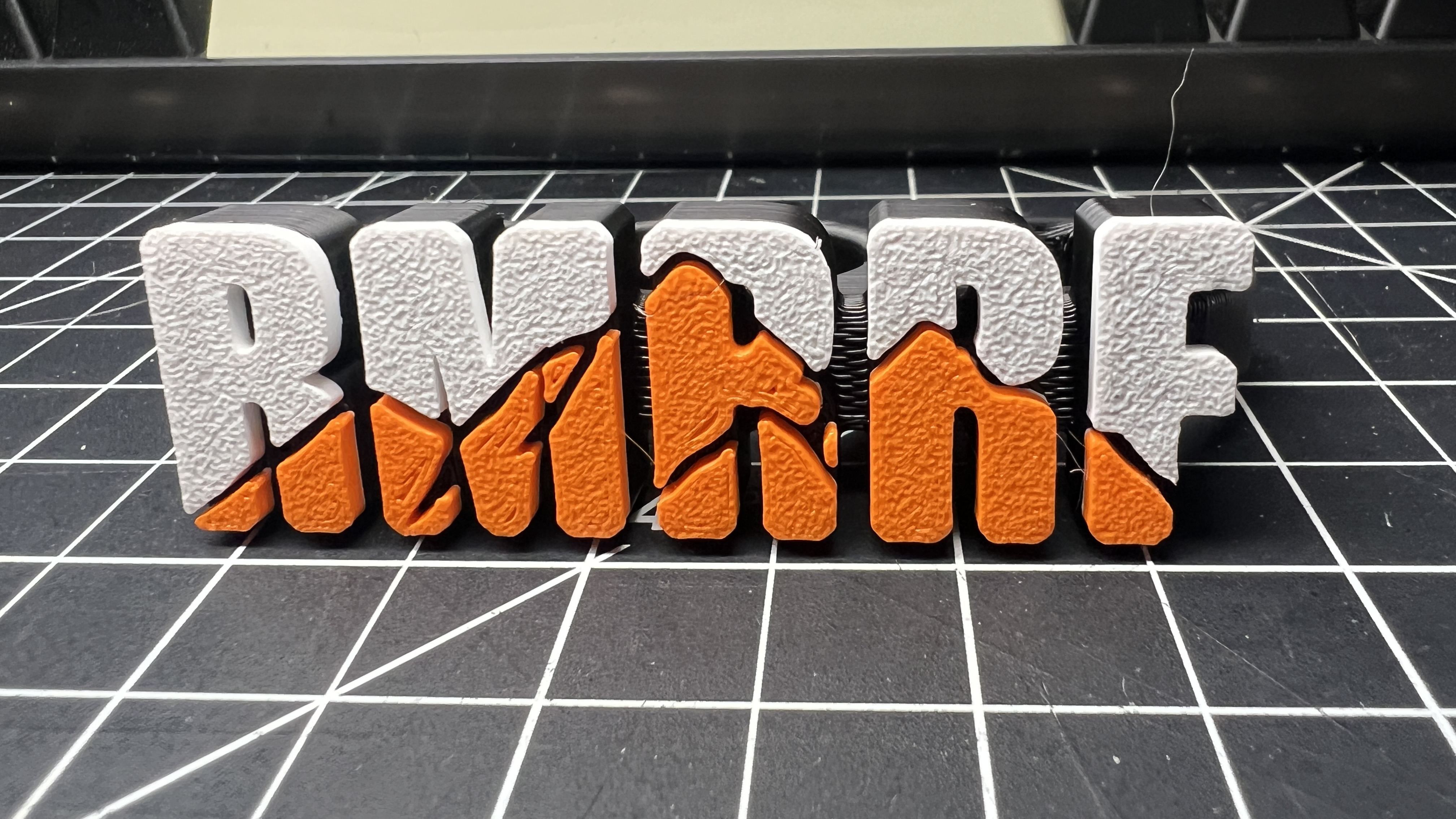 Rocky Mount RepRap Festival - Mountain Silhouette - Letters Only