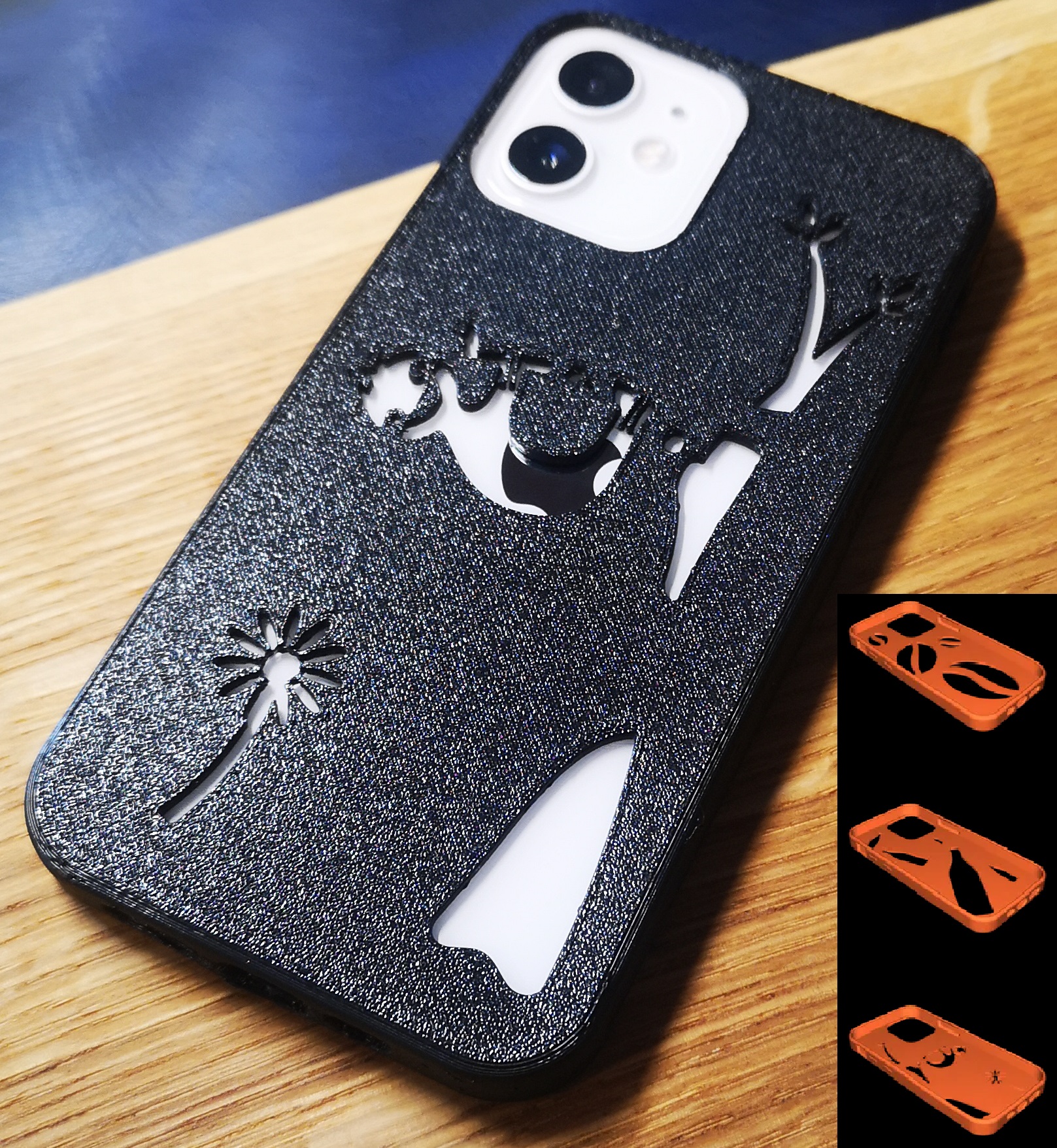 iPhone 12 mini case sloth/coffee/beer