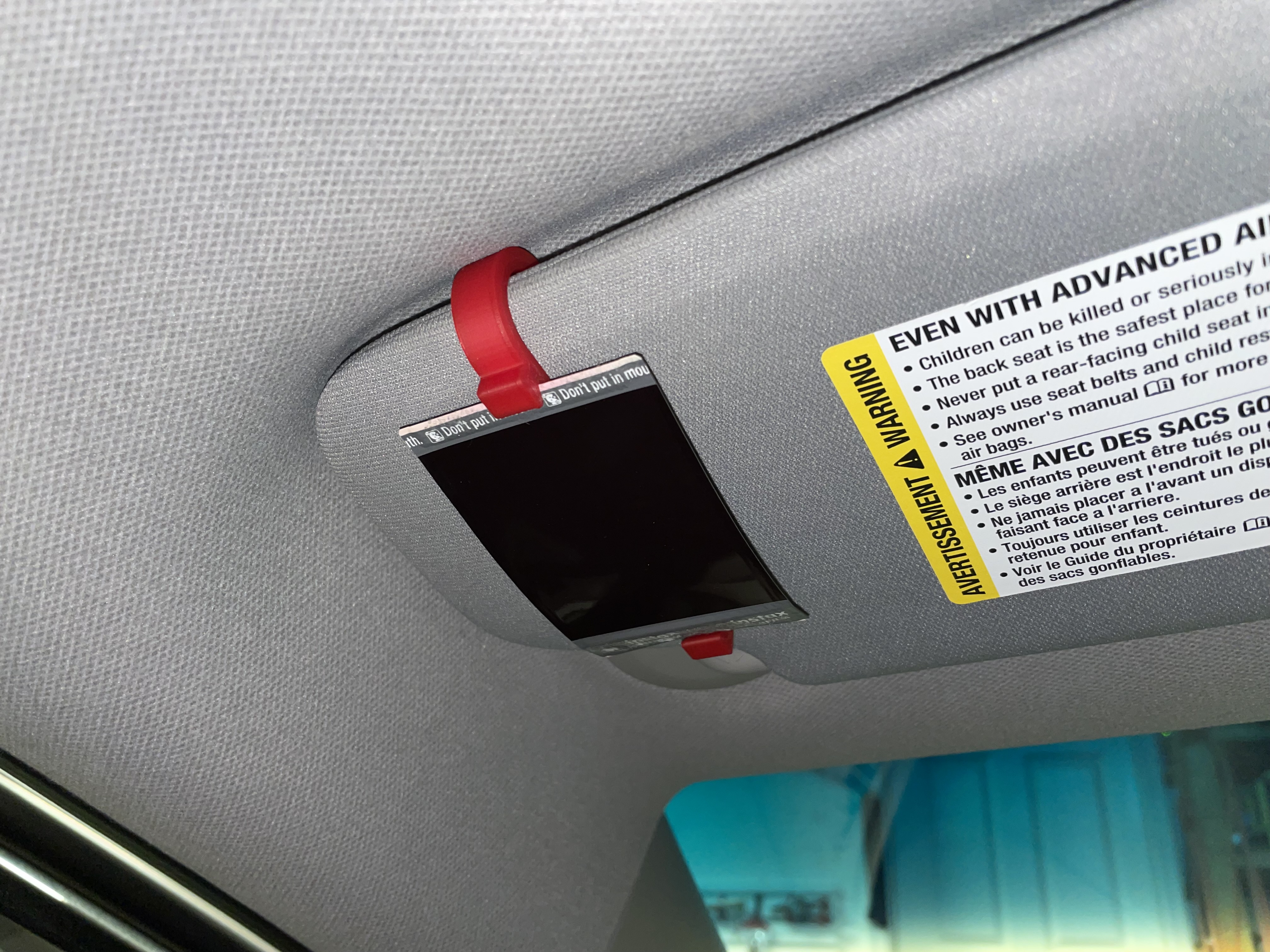 Instant Photo Car Visor Clip/Holder
