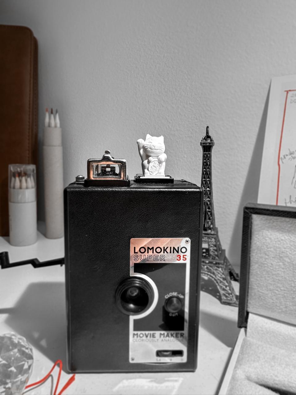 Maneki-Neko Camera hotshoe cover 3D model thumbnail