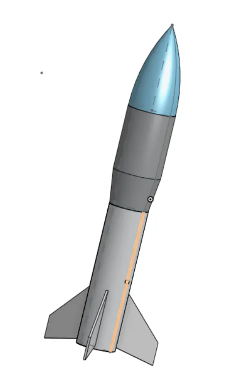B6-2 Model rocket by Kaža | Download free STL model | Printables.com