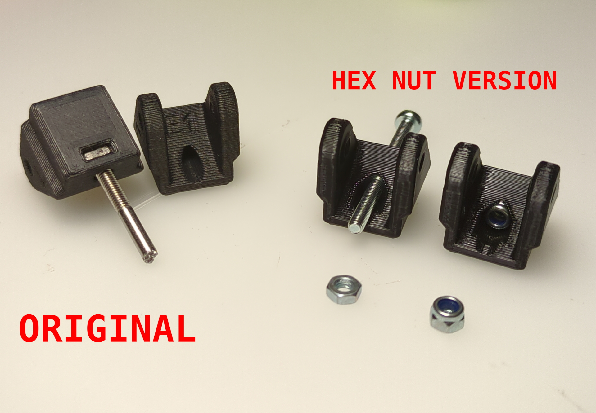 Hex nut belt pulley modification for CoreOne