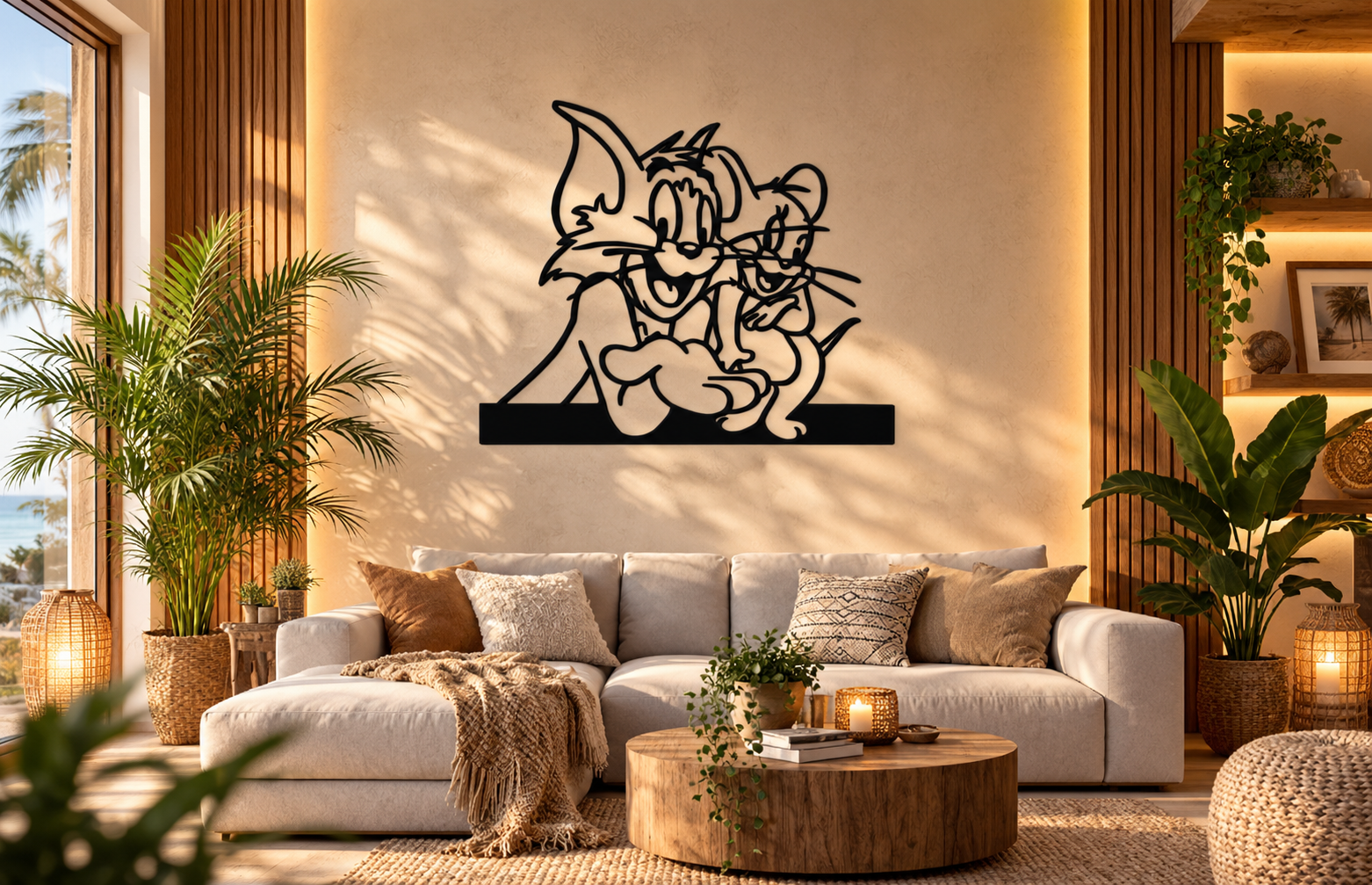 WallArt - Tom und Jerry