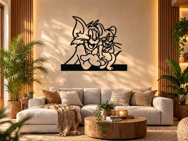 WallArt - Tom und Jerry