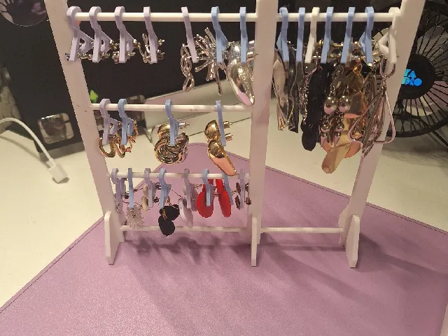 Earrings hanger rack