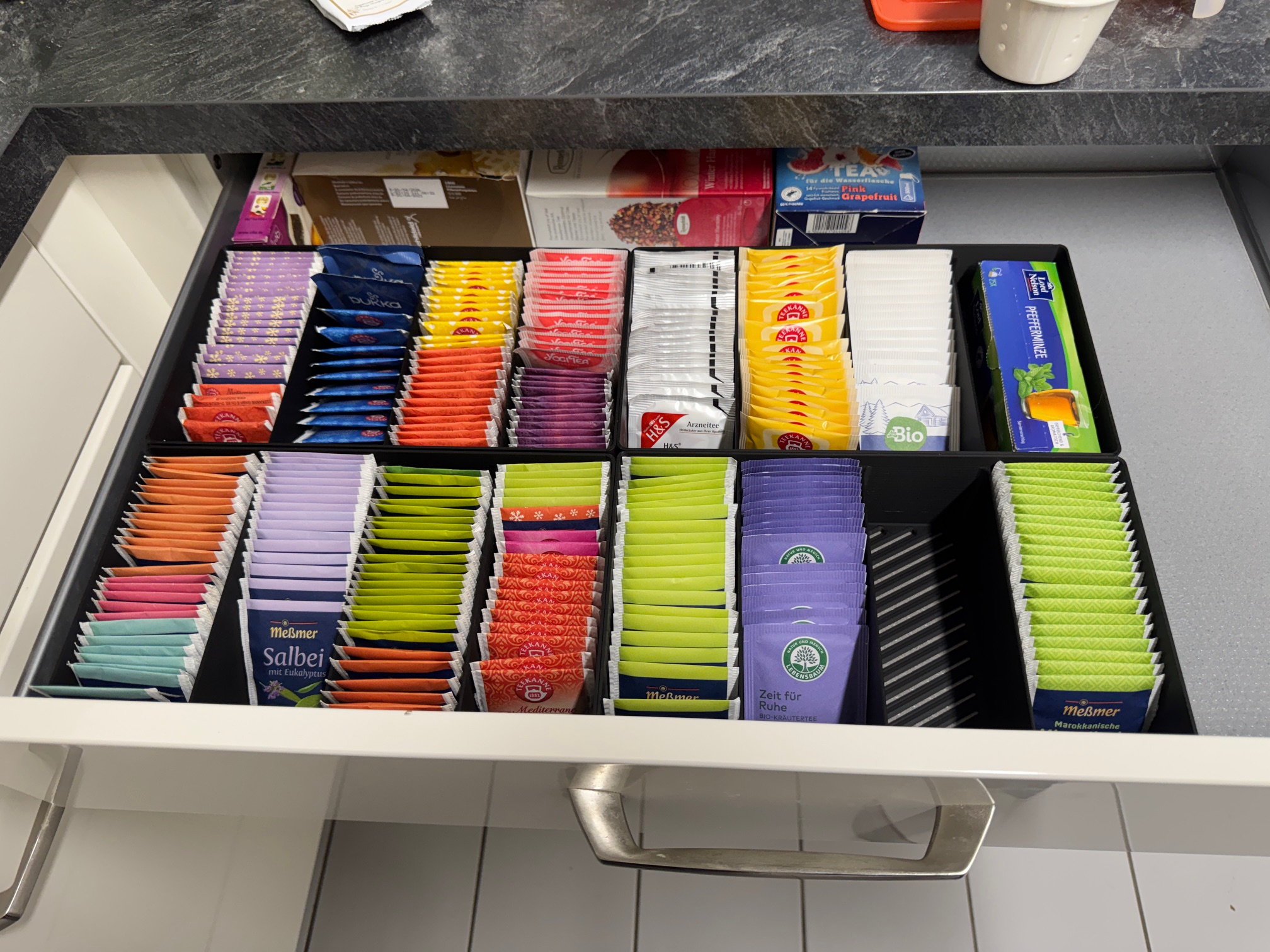 Teabag storage