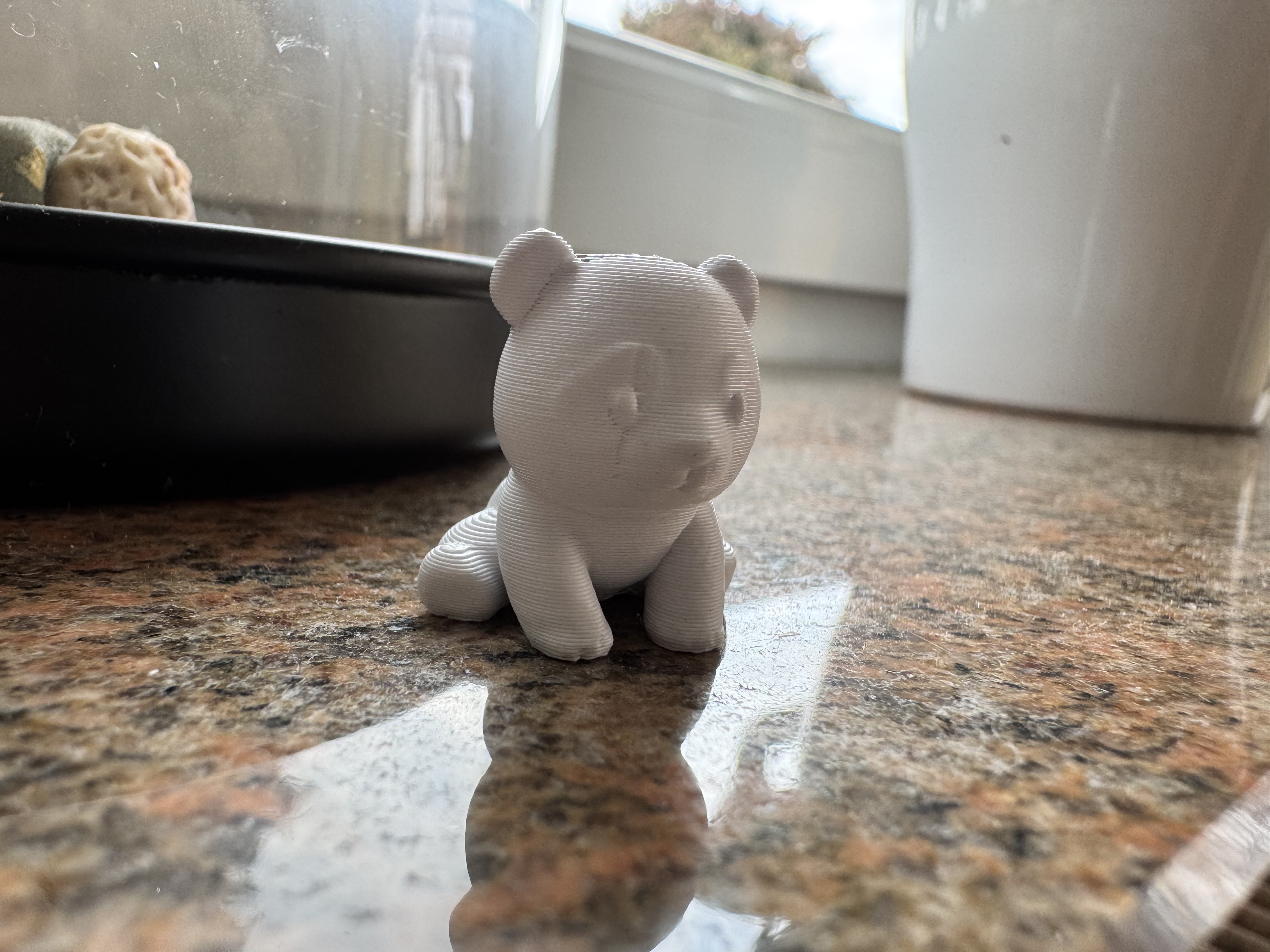 Miniatura 2 do modelo 3D Cute Mini Panda + Keychain
